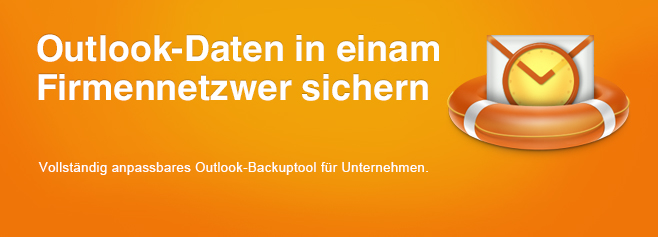 Back up Outlook and Exchange on corporate Network