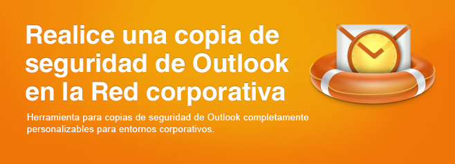 Back up Outlook and Exchange on corporate Network