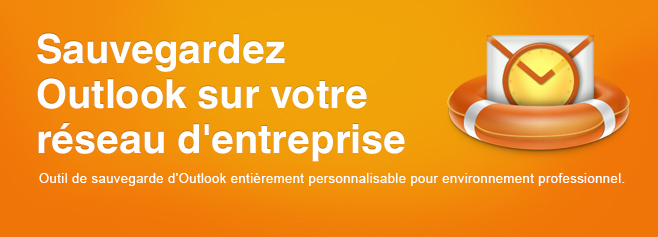Back up Outlook and Exchange on corporate Network